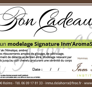 Modelage Signature Inm’AromaSens